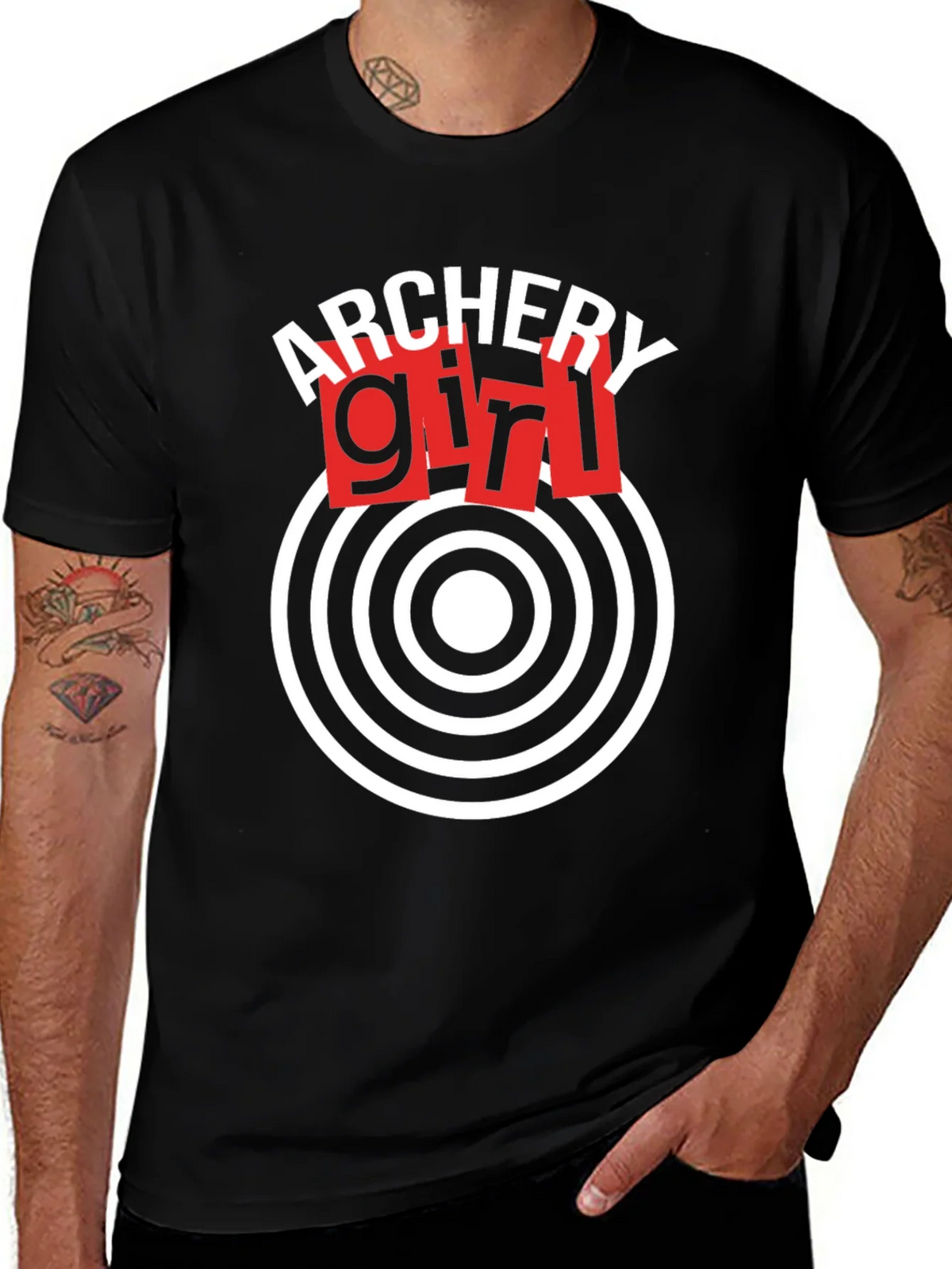 Archery Girl Target T-Shirt product image 1