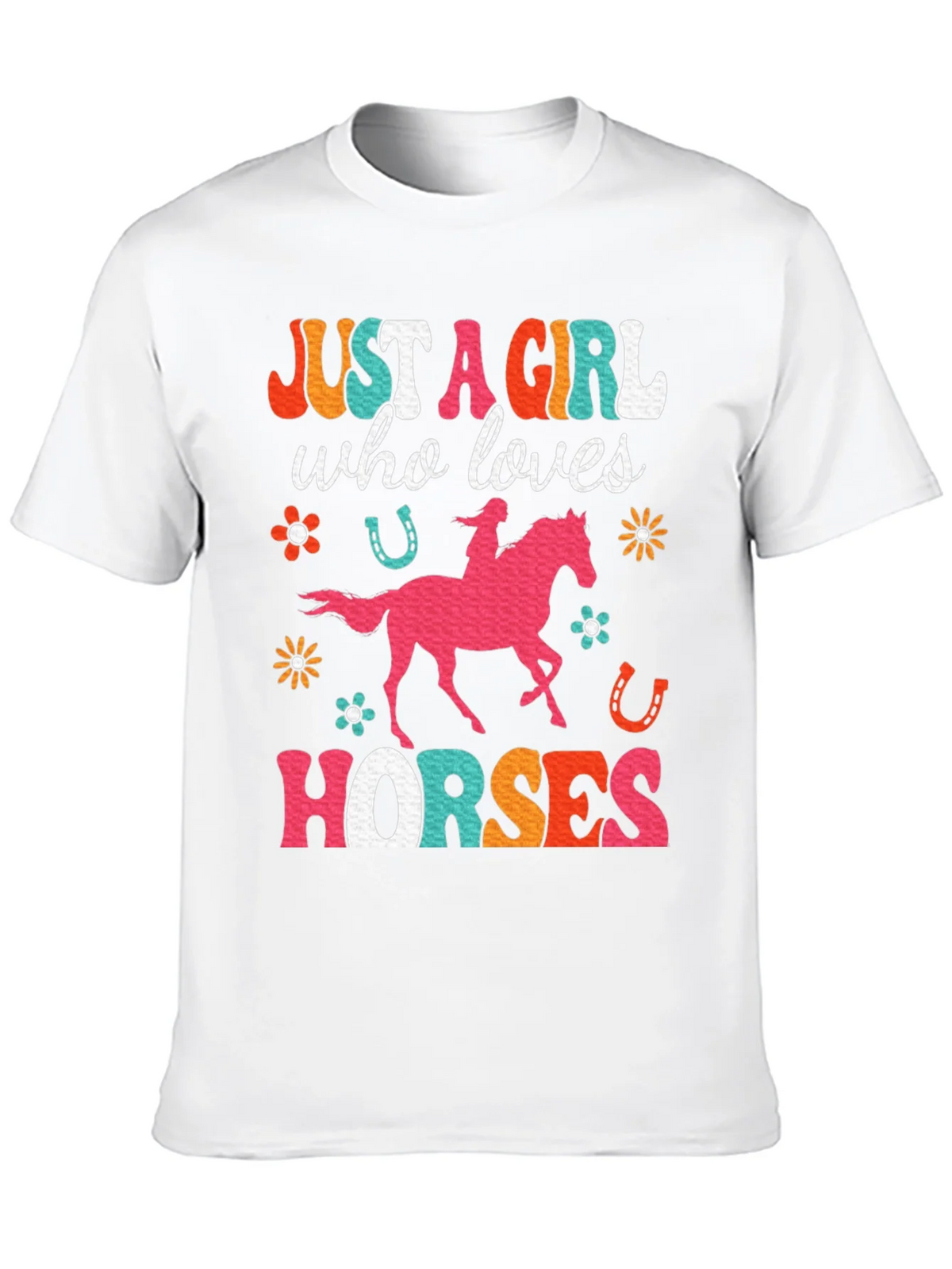 Just A Girl Who Loves Horses Graphic T-Shirt product image 9