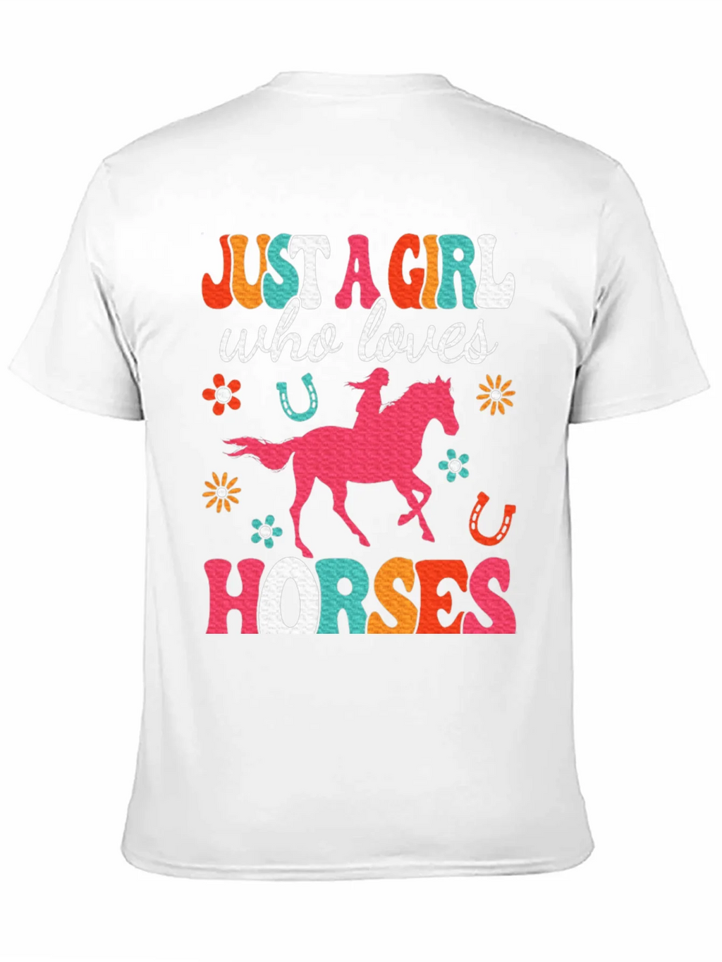 Just A Girl Who Loves Horses Graphic T-Shirt product image 10