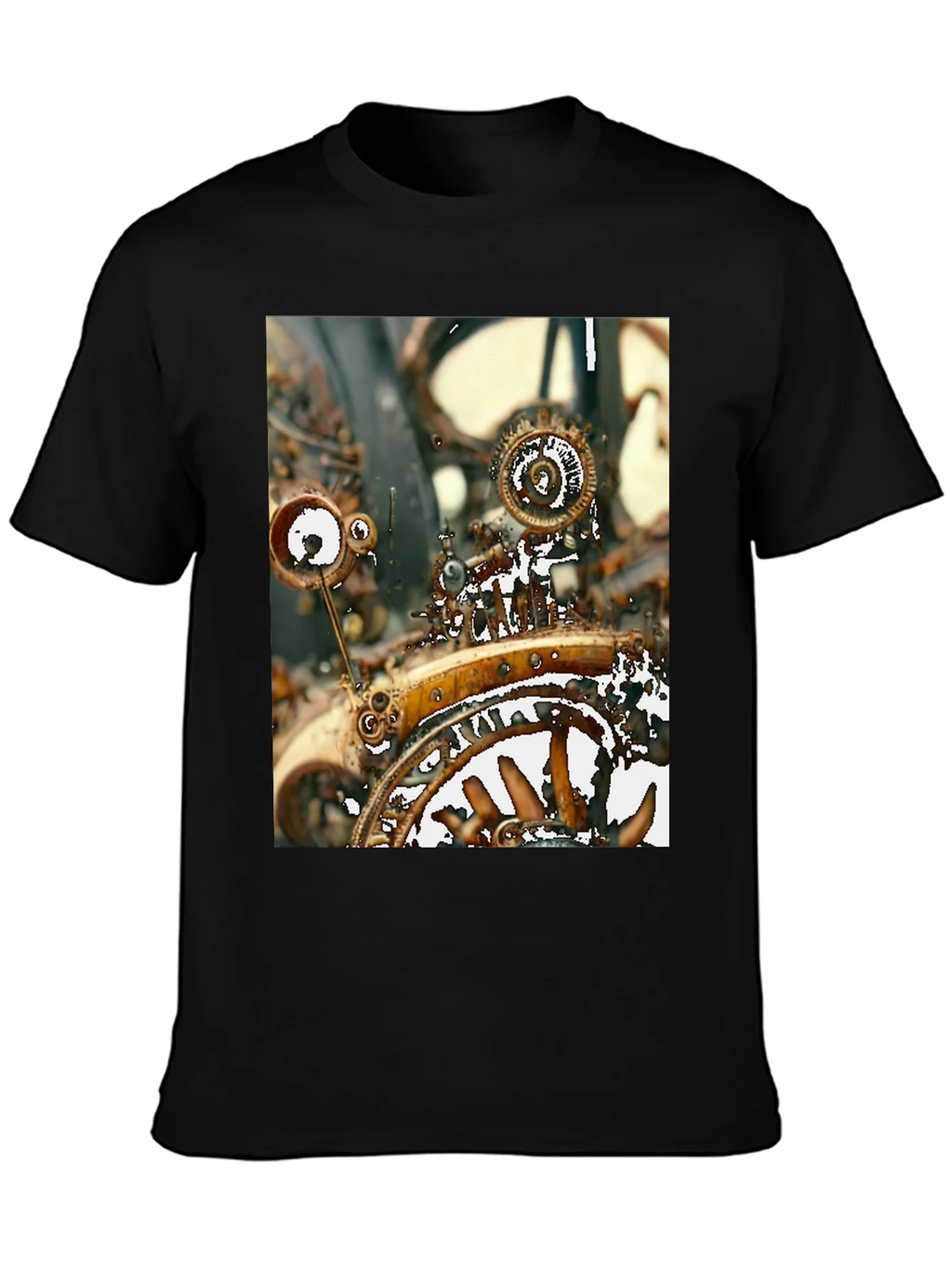 Steampunk Gear T-Shirt - Unique Graphic Tee product image 3