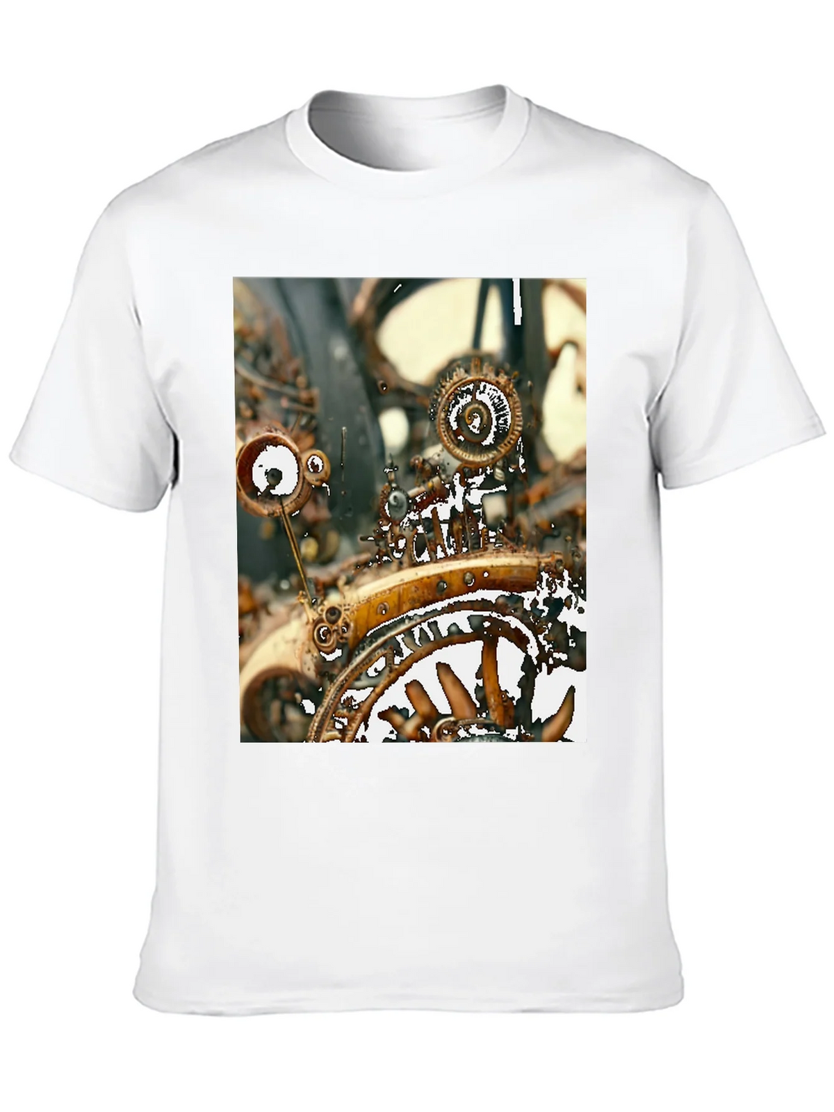 Steampunk Gear T-Shirt - Unique Graphic Tee product image 9