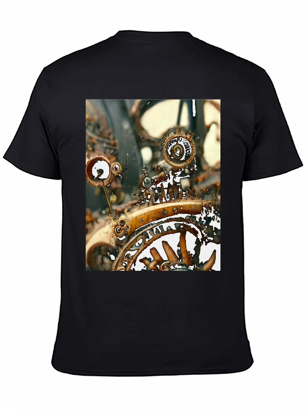 Steampunk Gear T-Shirt - Unique Graphic Tee product image 4