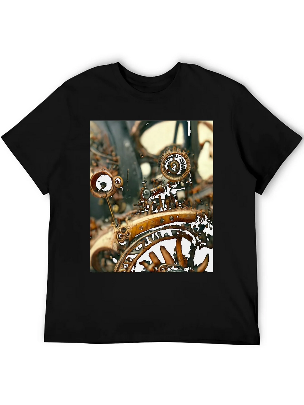Steampunk Gear T-Shirt - Unique Graphic Tee product image 5