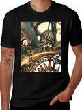 Steampunk Gear T-Shirt - Unique Graphic Tee product image 1