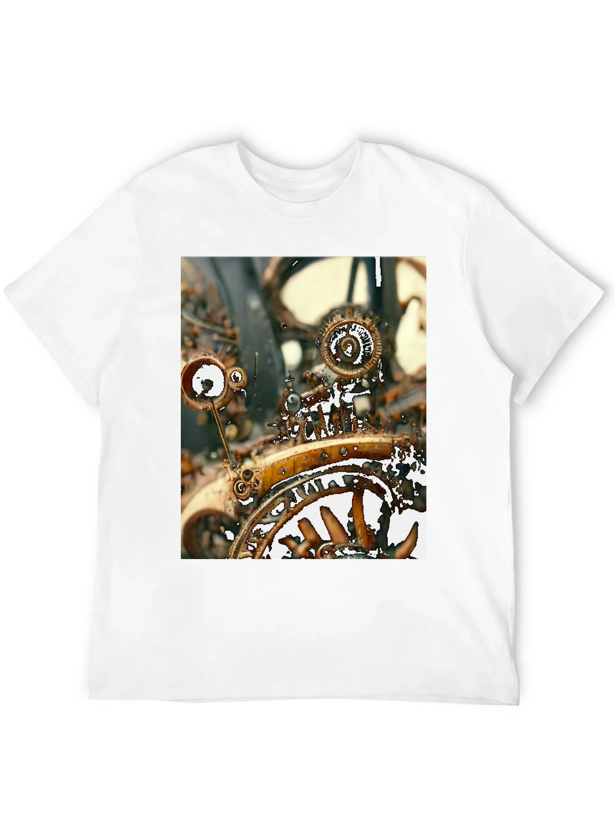 Steampunk Gear T-Shirt - Unique Graphic Tee product image 11