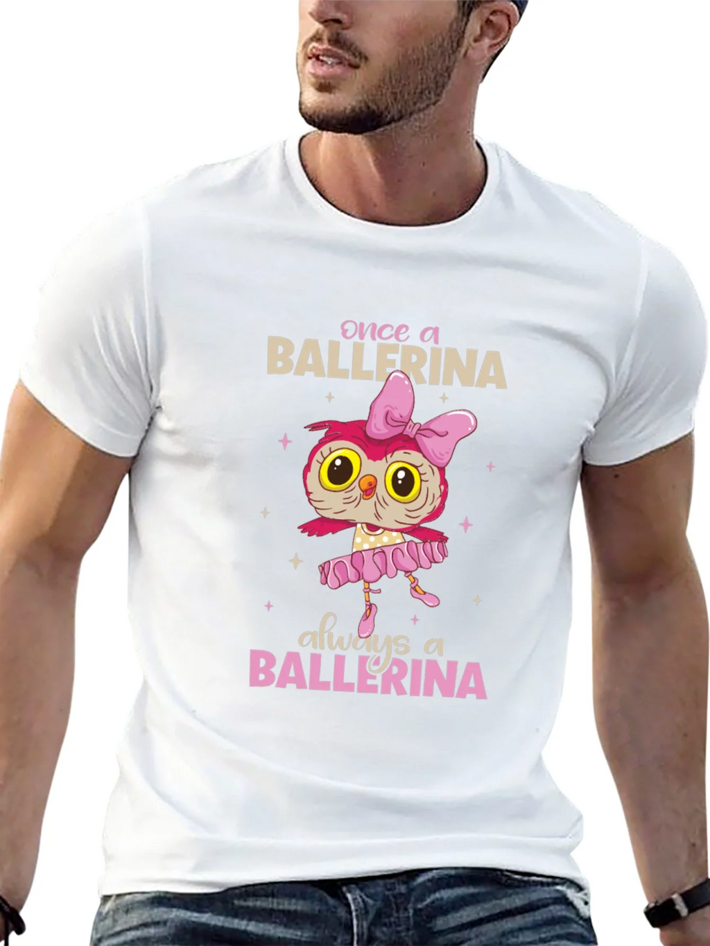 Ballerina Owl Graphic T-Shirt product image 12