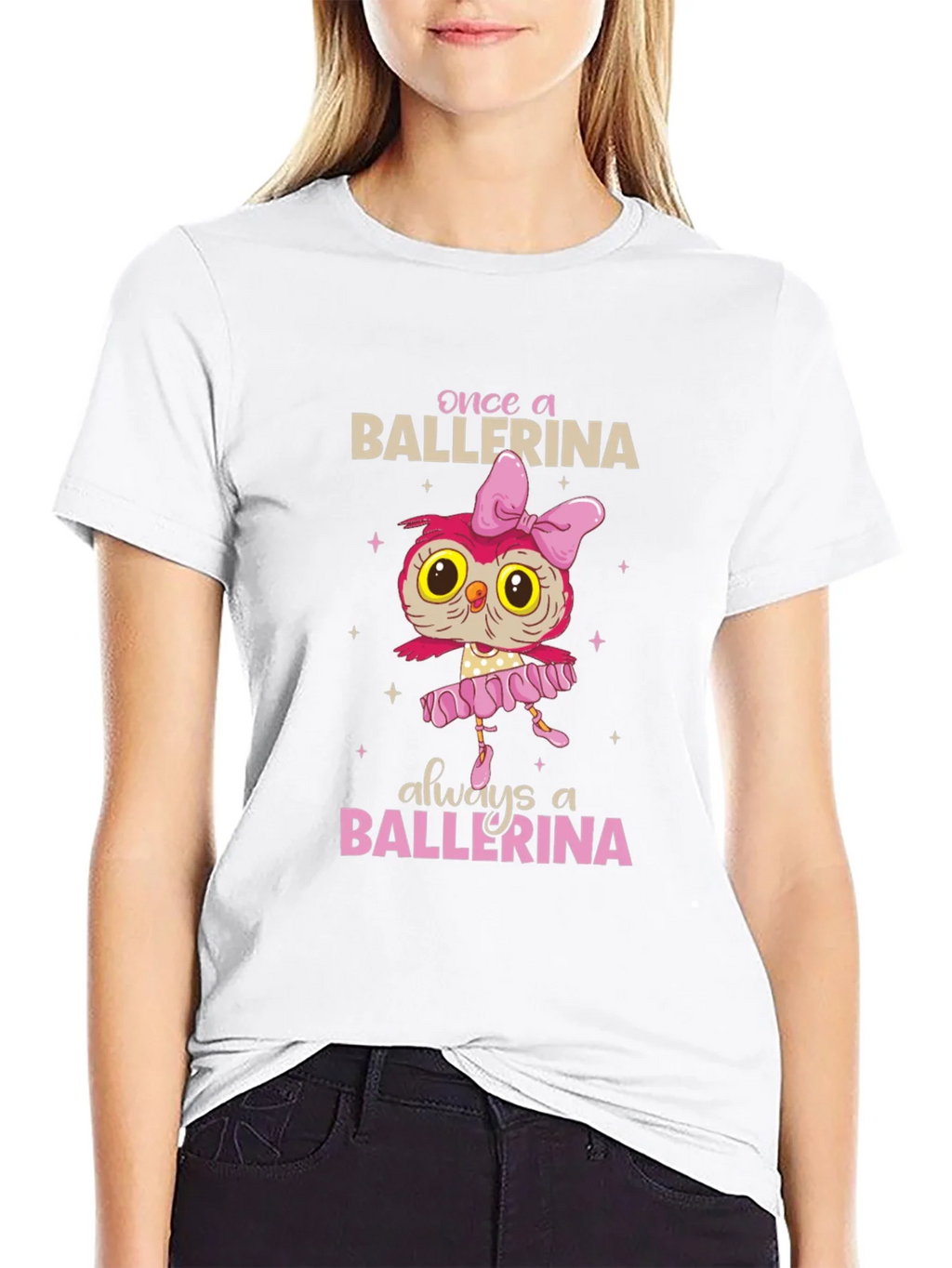 Ballerina Owl Graphic T-Shirt product image 8