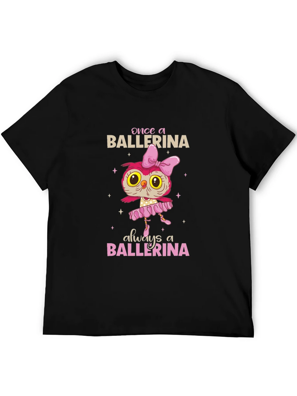 Ballerina Owl Graphic T-Shirt product image 5