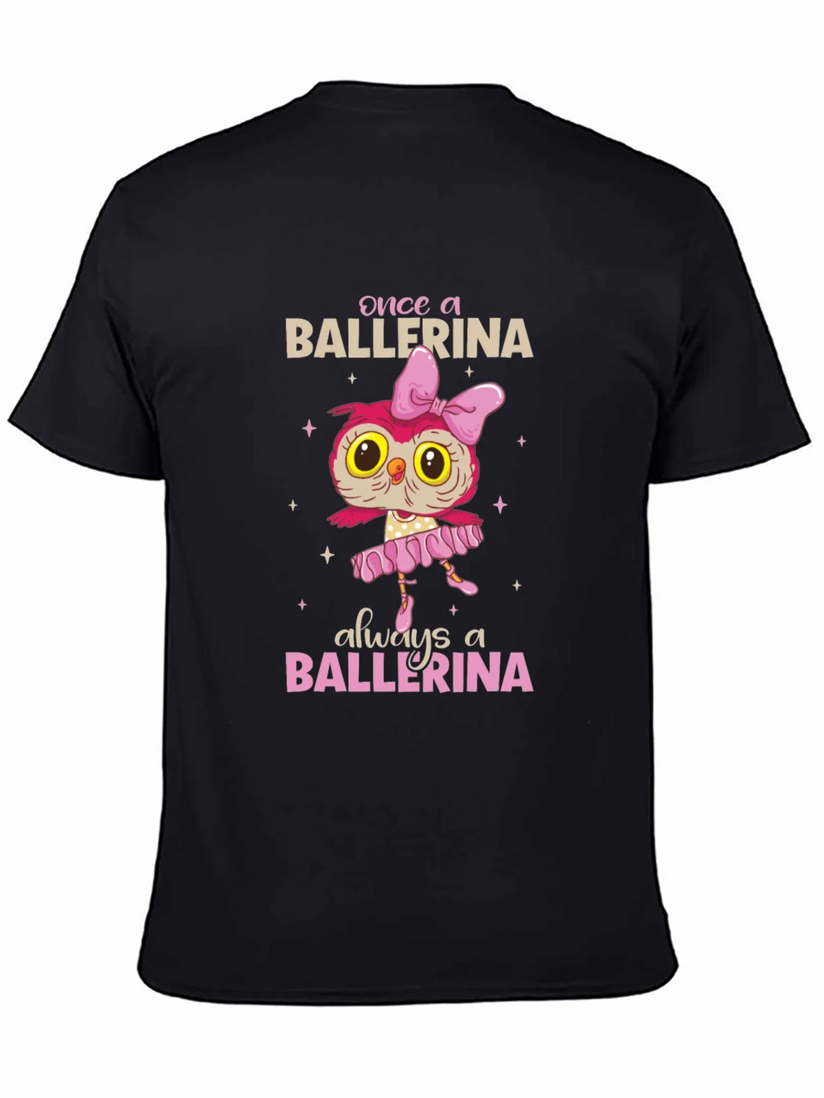 Ballerina Owl Graphic T-Shirt product image 4