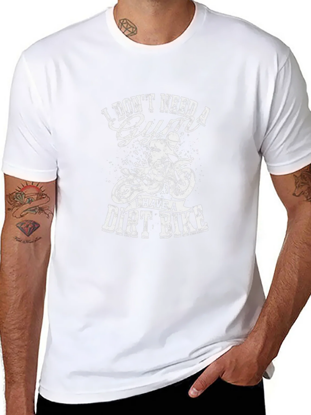 Dirt Bike Gym T-Shirt product image 7