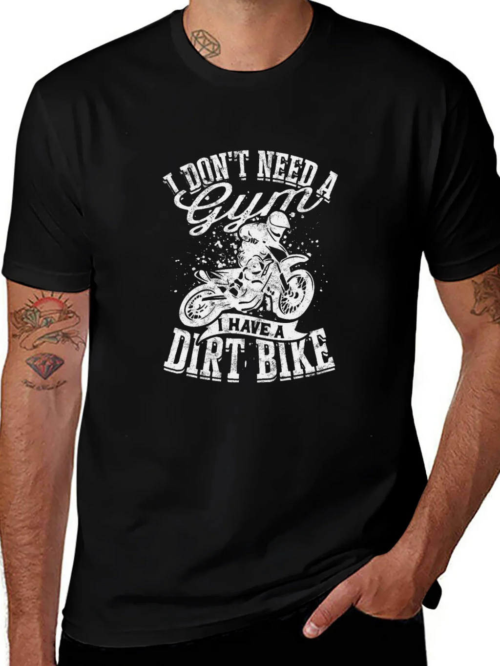 Dirt Bike Gym T-Shirt product image 1
