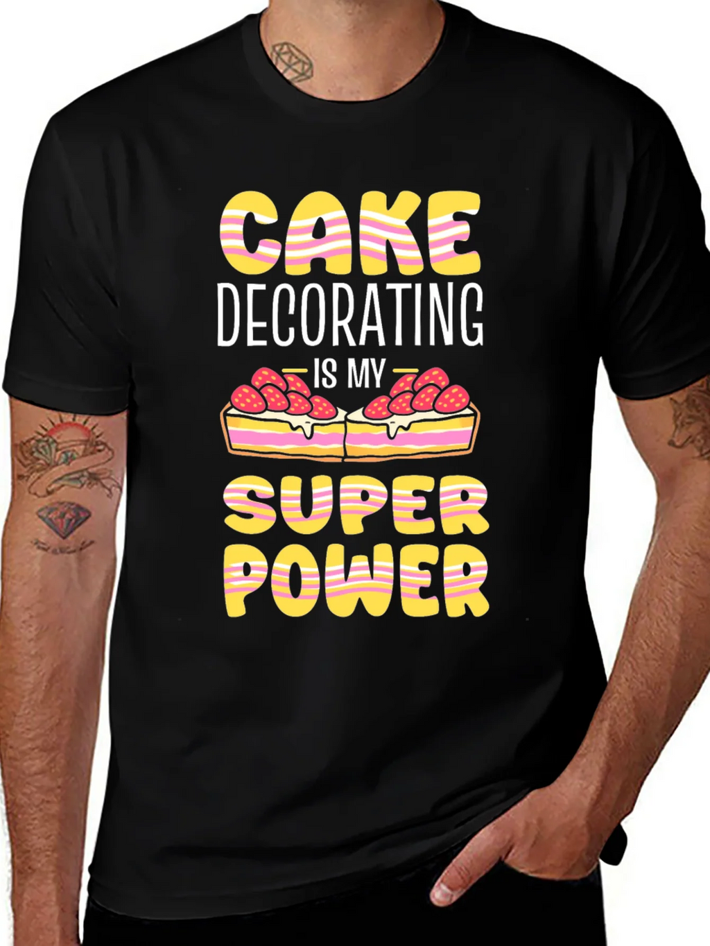 Cake Decorating Super Power Tee product image 1