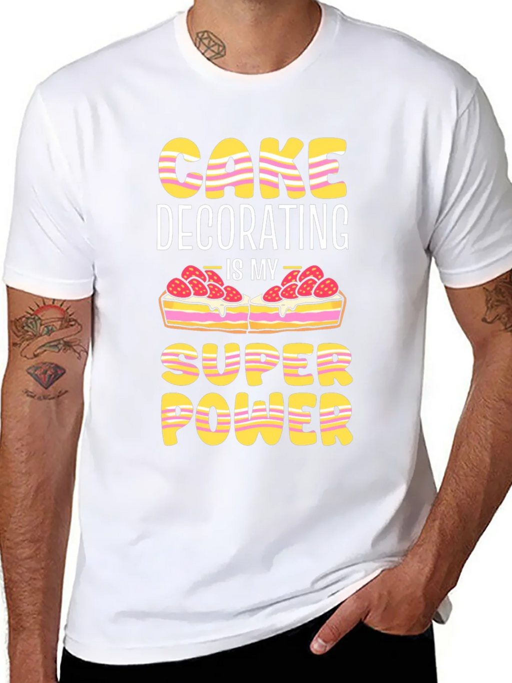 Cake Decorating Super Power Tee product image 7