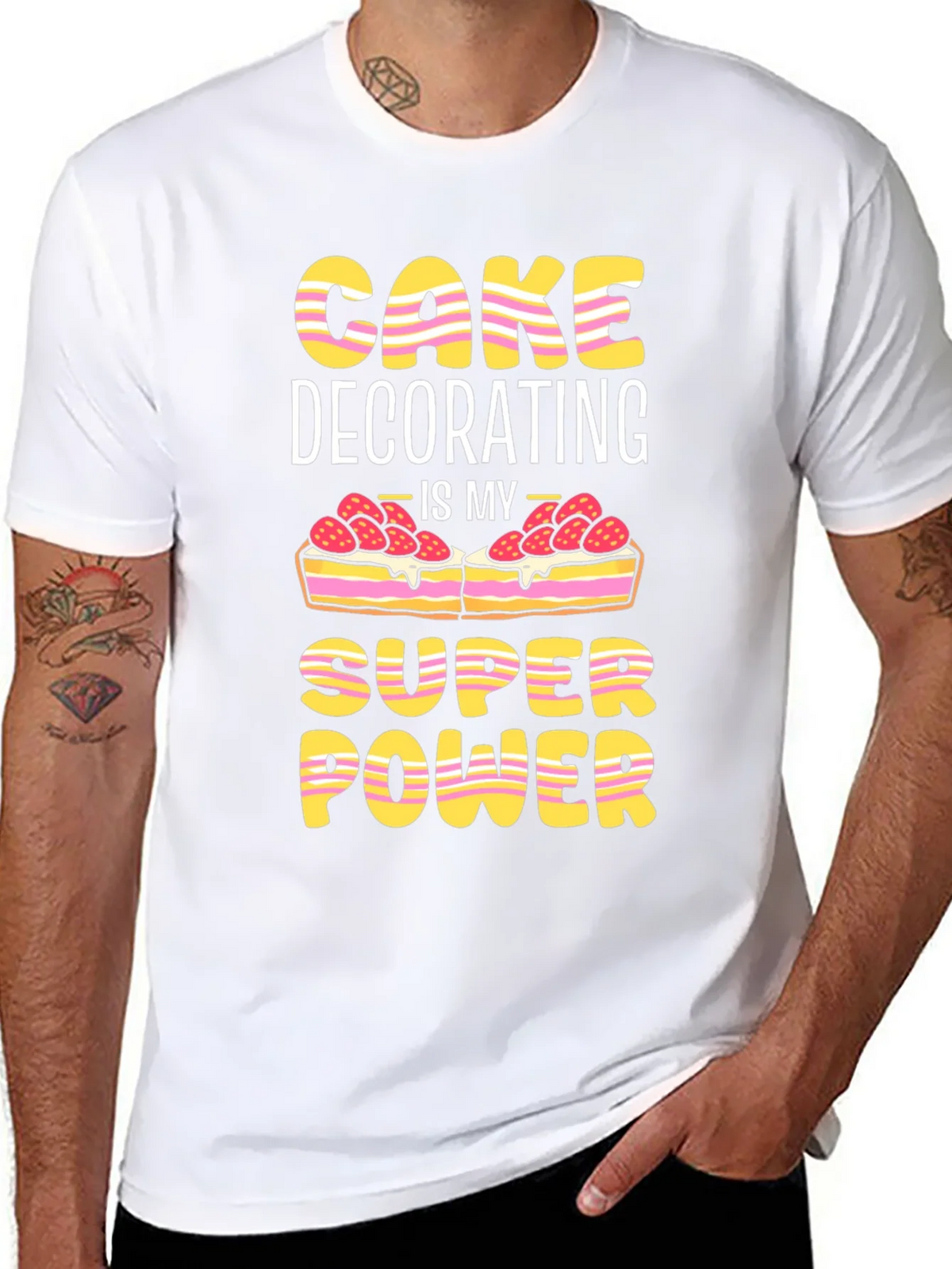 Cake Decorating Super Power Tee product image 7