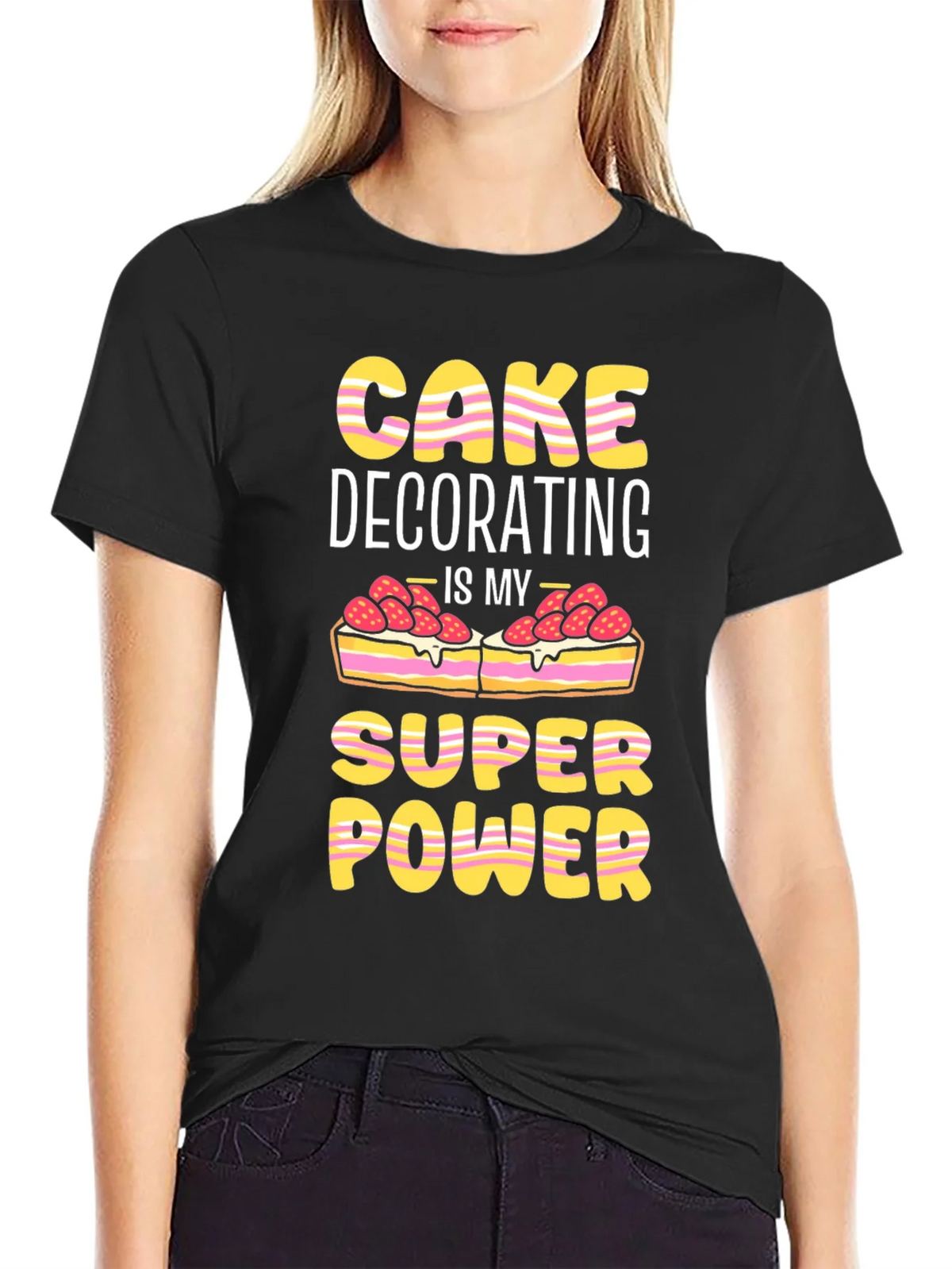 Cake Decorating Super Power Tee product image 2