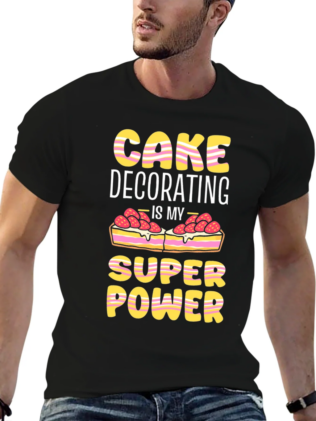 Cake Decorating Super Power Tee product image 6