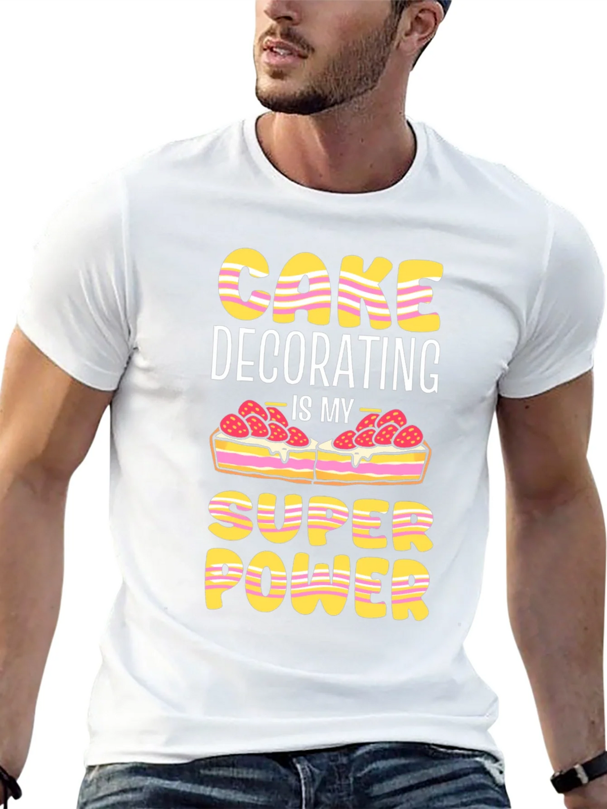 Cake Decorating Super Power Tee product image 12