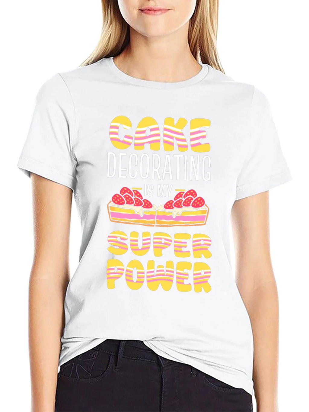 Cake Decorating Super Power Tee product image 8