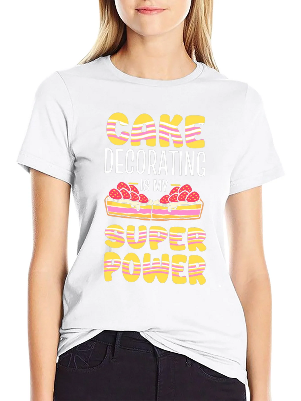 Cake Decorating Super Power Tee product image 8