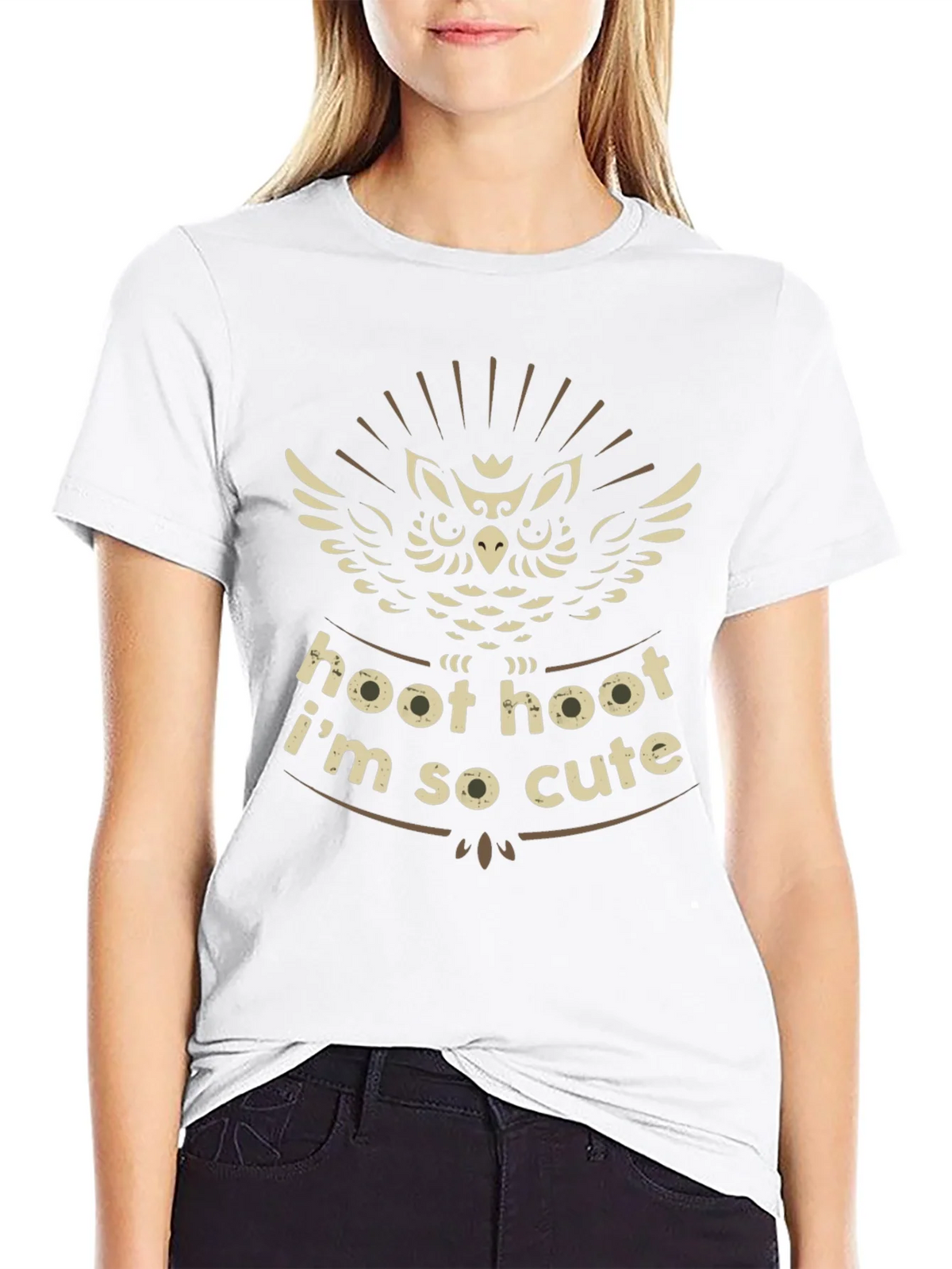 Cute Owl T-Shirt - Hoot Im So product image 8