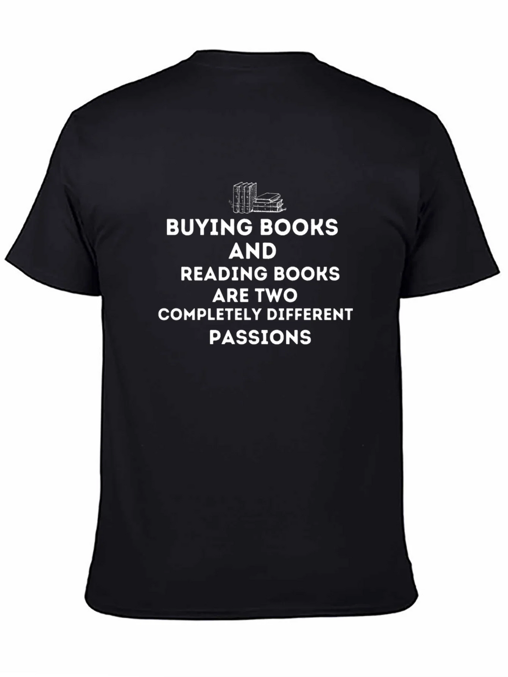 Book Lovers T-Shirt: Buying & Reading Books Passion Tee product image 4
