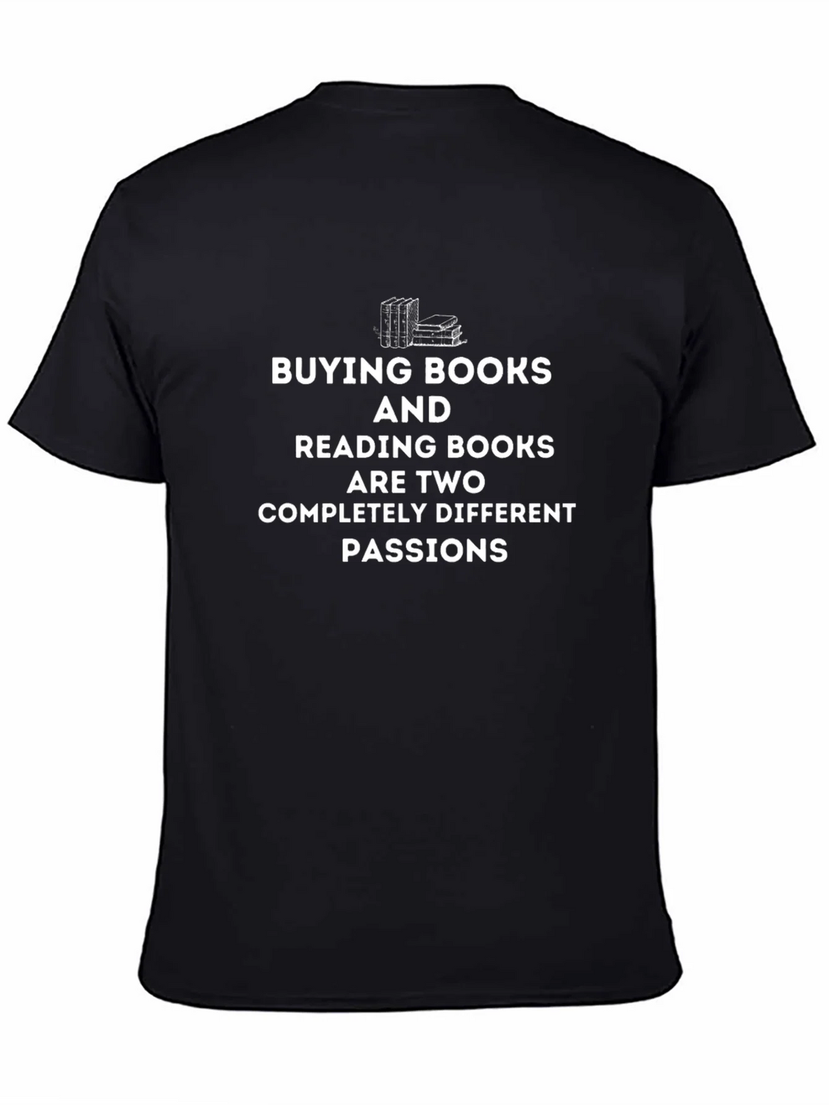 Book Lovers T-Shirt: Buying & Reading Books Passion Tee product image 4