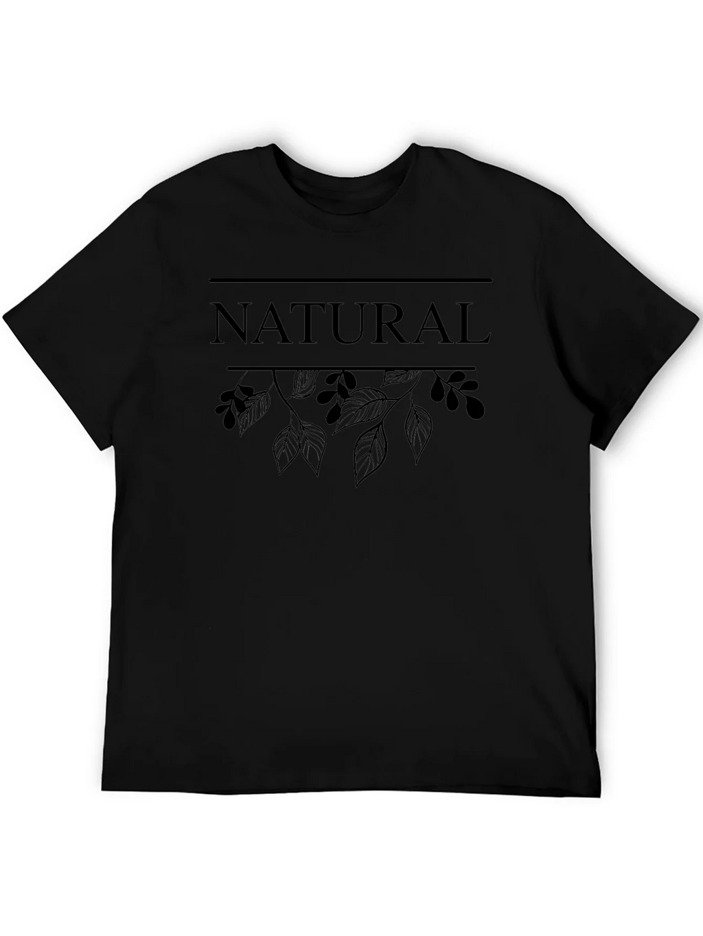 Natural Botanical Black Graphic Tee product image 5