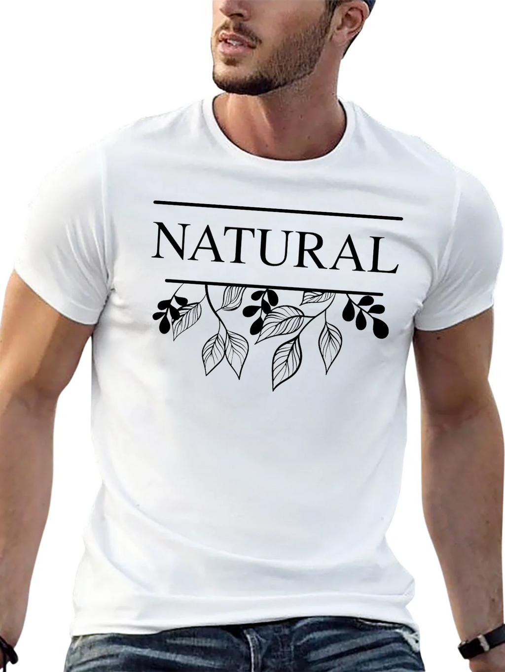 Natural Botanical Black Graphic Tee product image 12