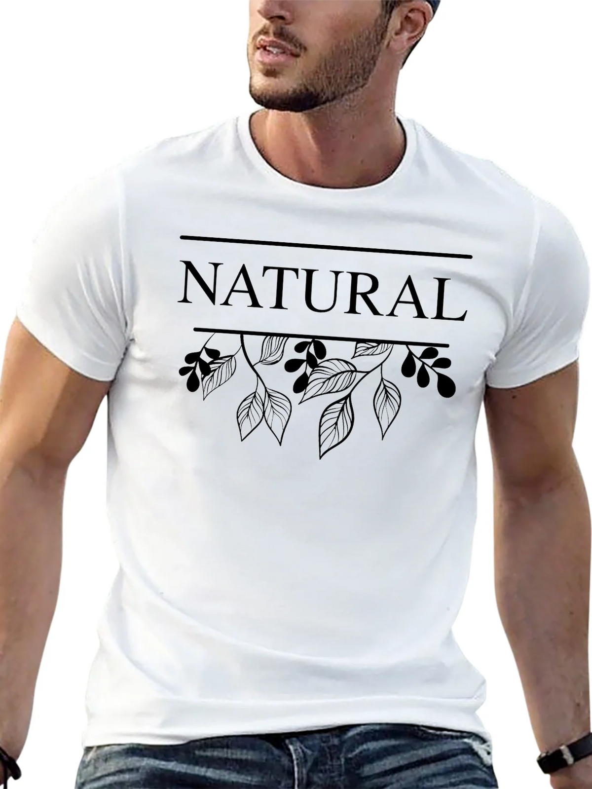 Natural Botanical Black Graphic Tee product image 12