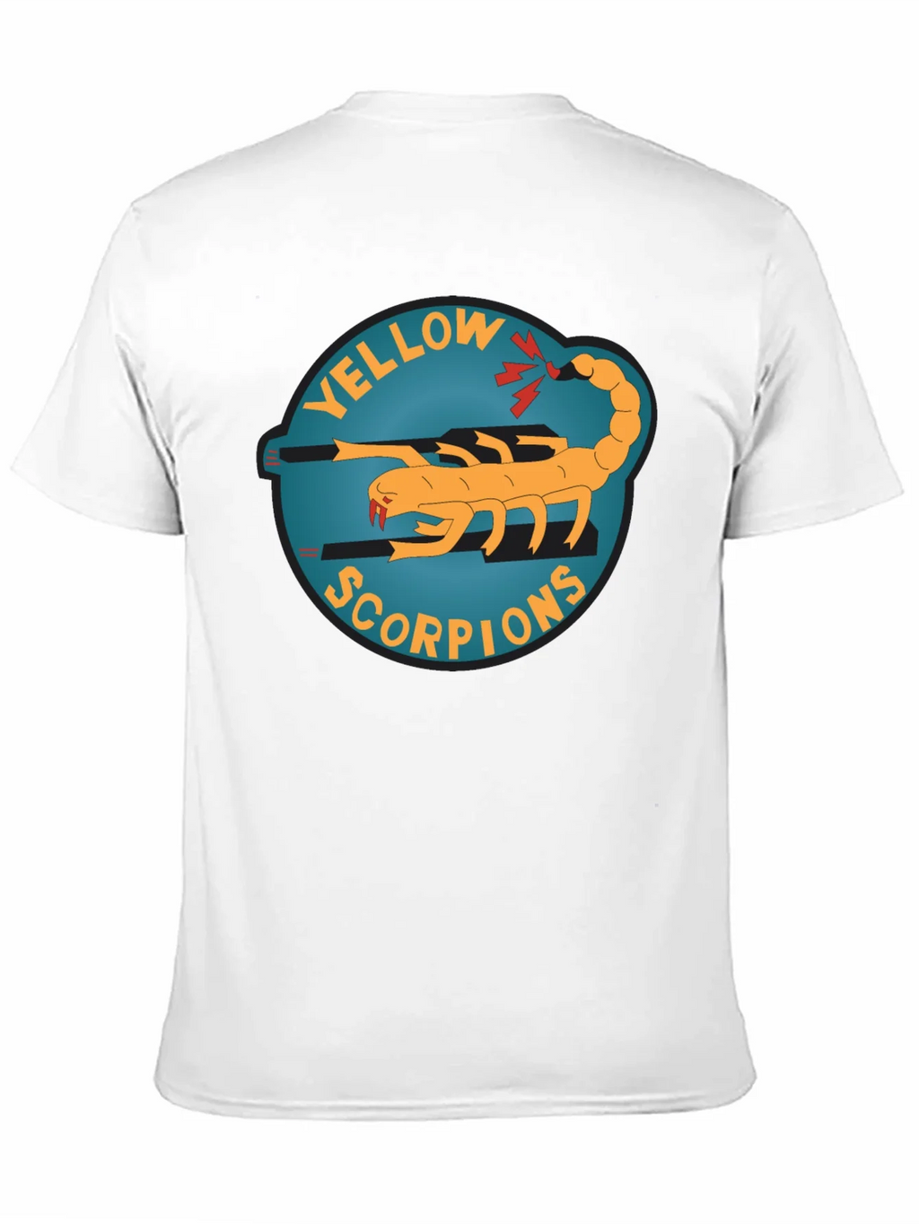 Yellow Scorpion Graphic Tee - Black Crew Neck product image 10