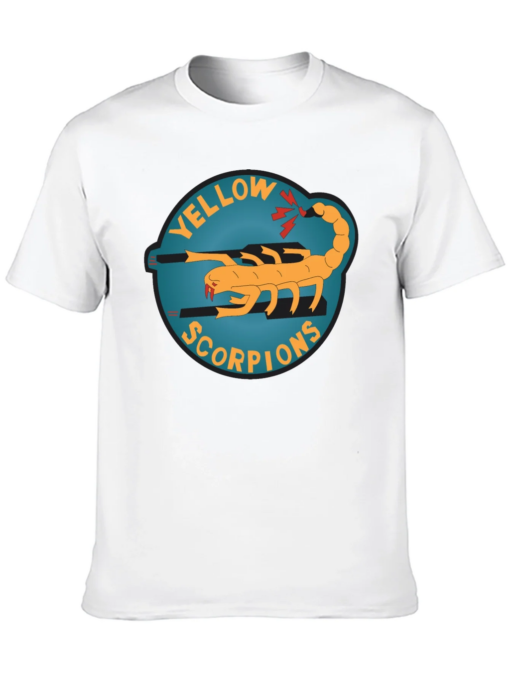 Yellow Scorpion Graphic Tee - Black Crew Neck product image 9