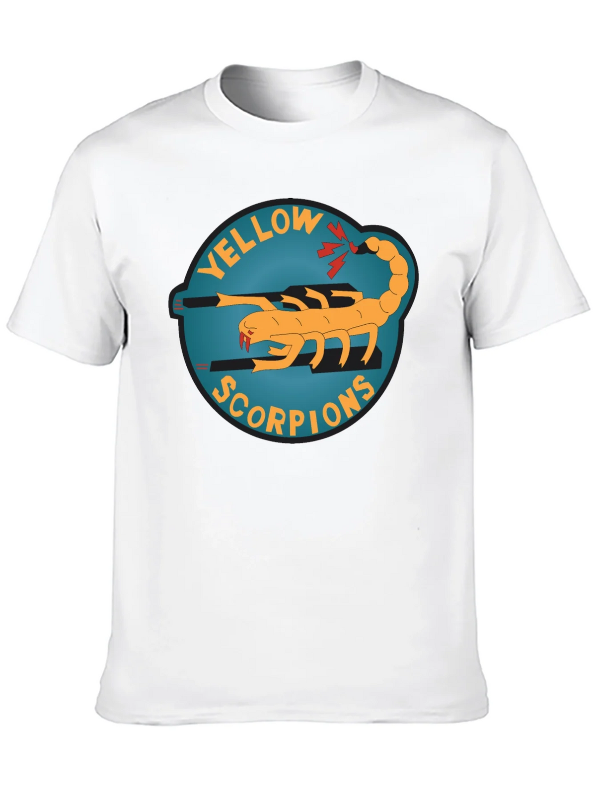 Yellow Scorpion Graphic Tee - Black Crew Neck product image 9
