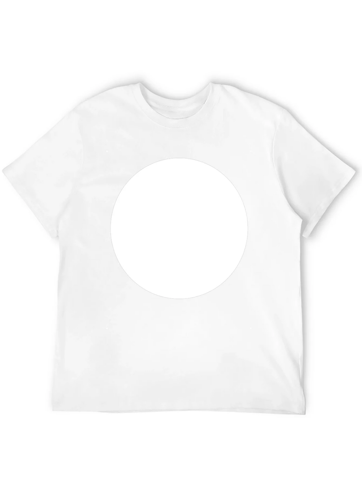 Black Crew Neck T-Shirt with Customizable Print Area product image 11