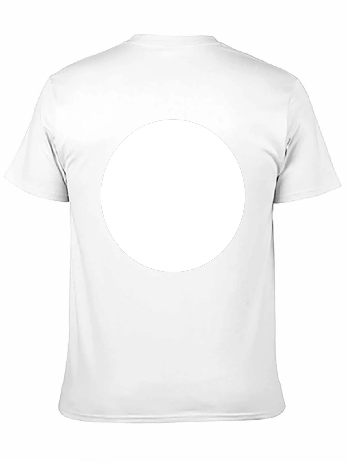 Black Crew Neck T-Shirt with Customizable Print Area product image 10