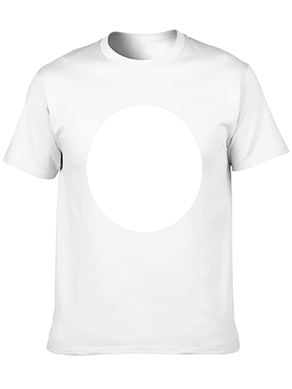 Black Crew Neck T-Shirt with Customizable Print Area product image 9