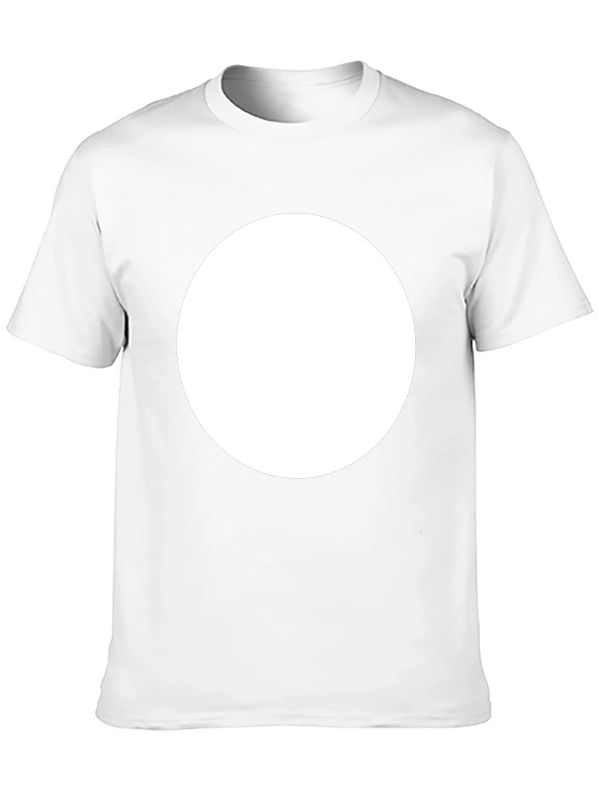 Black Crew Neck T-Shirt with Customizable Print Area product image 9