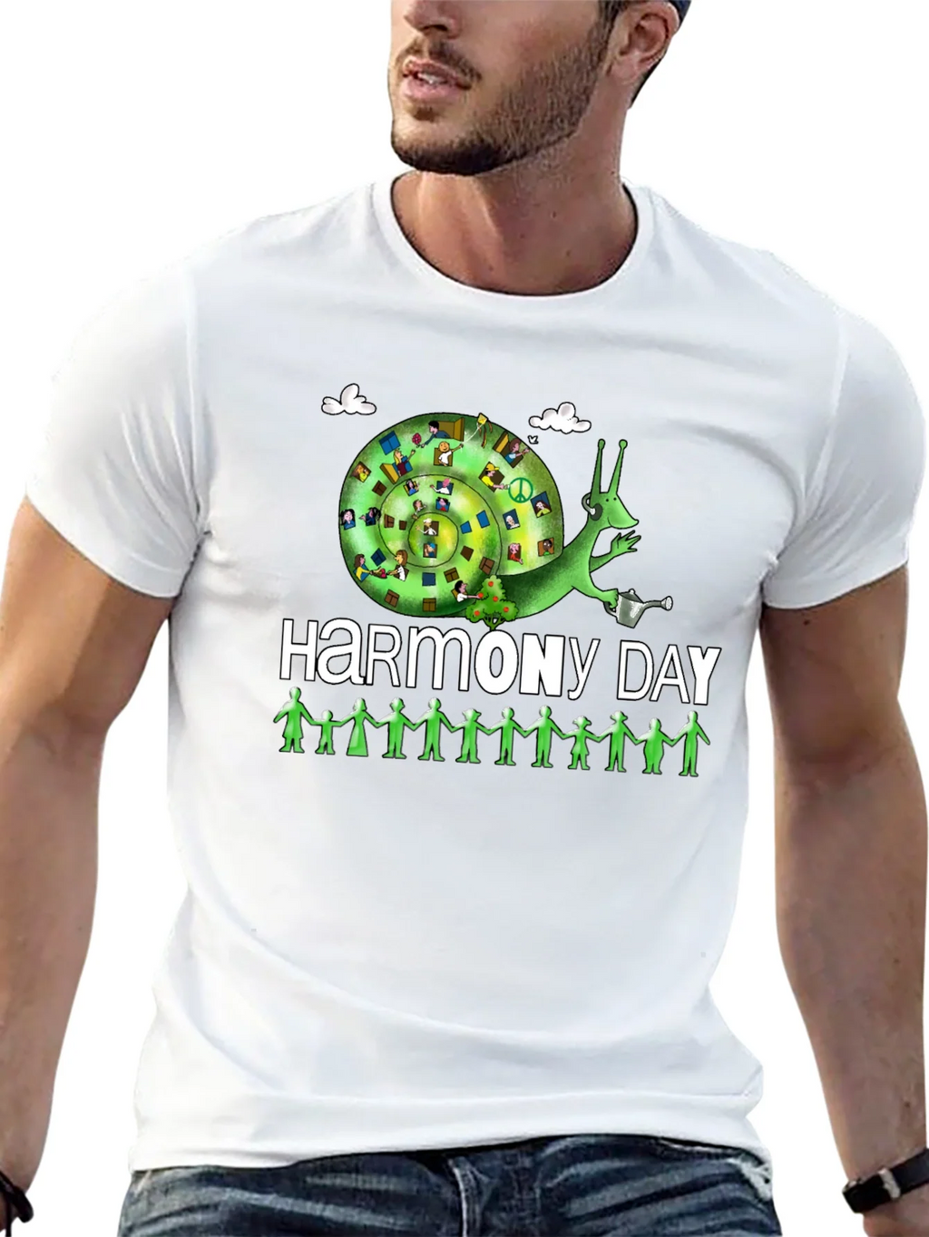 Harmony Day T-Shirt: Peace Love and Unity Design product image 12