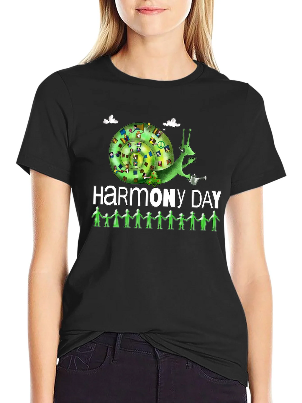 Harmony Day T-Shirt: Peace Love and Unity Design product image 2