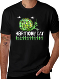 Harmony Day T-Shirt: Peace Love and Unity Design product image 1