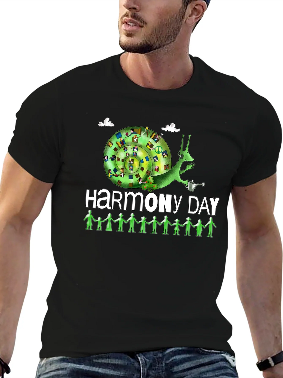 Harmony Day T-Shirt: Peace Love and Unity Design product image 6