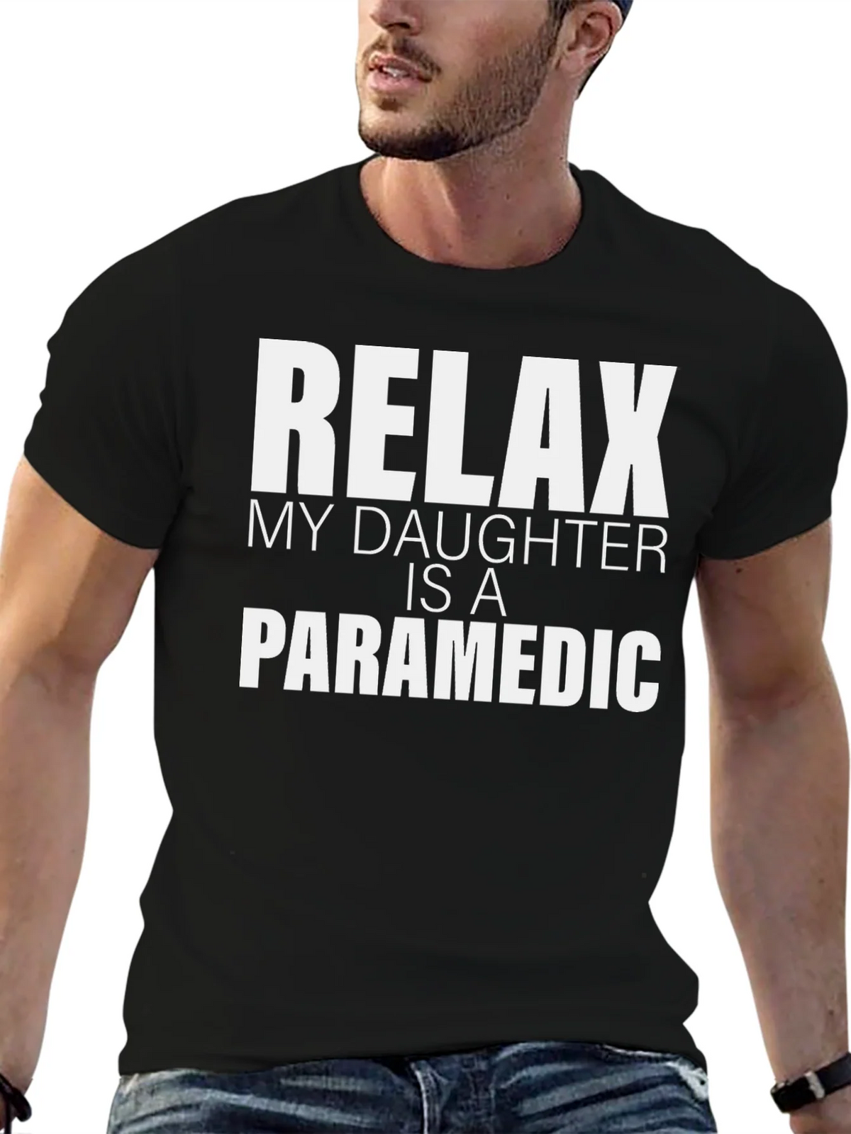 Relax My Daughter Is A Paramedic T-Shirt product image 6