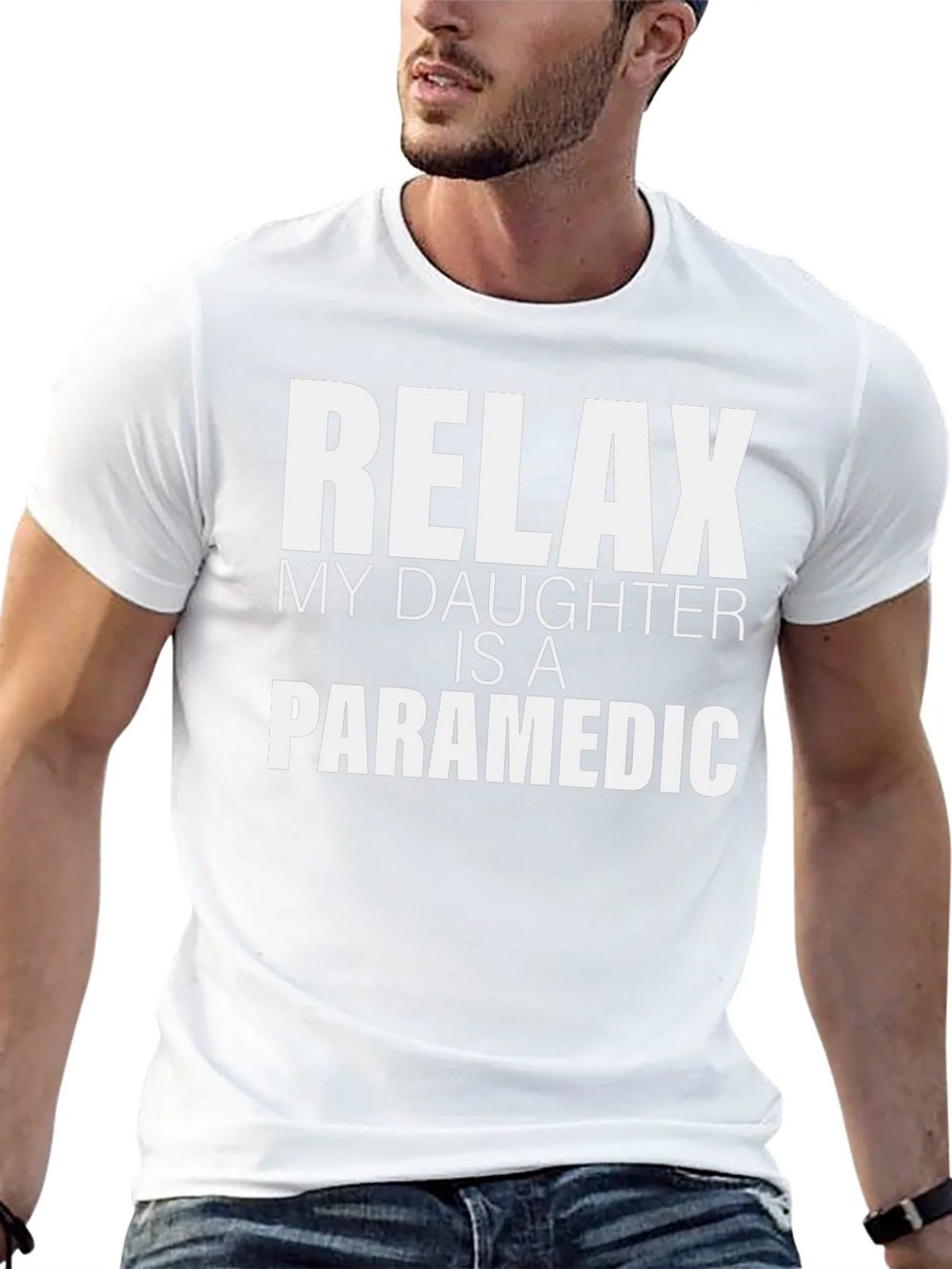Relax My Daughter Is A Paramedic T-Shirt product image 12