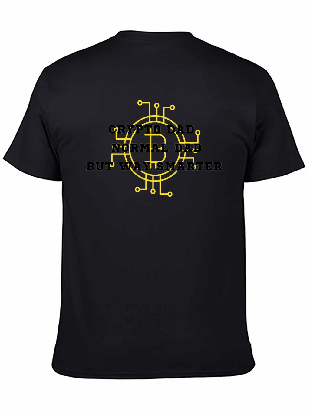 Crypto Dad Smarter Black Tee product image 4