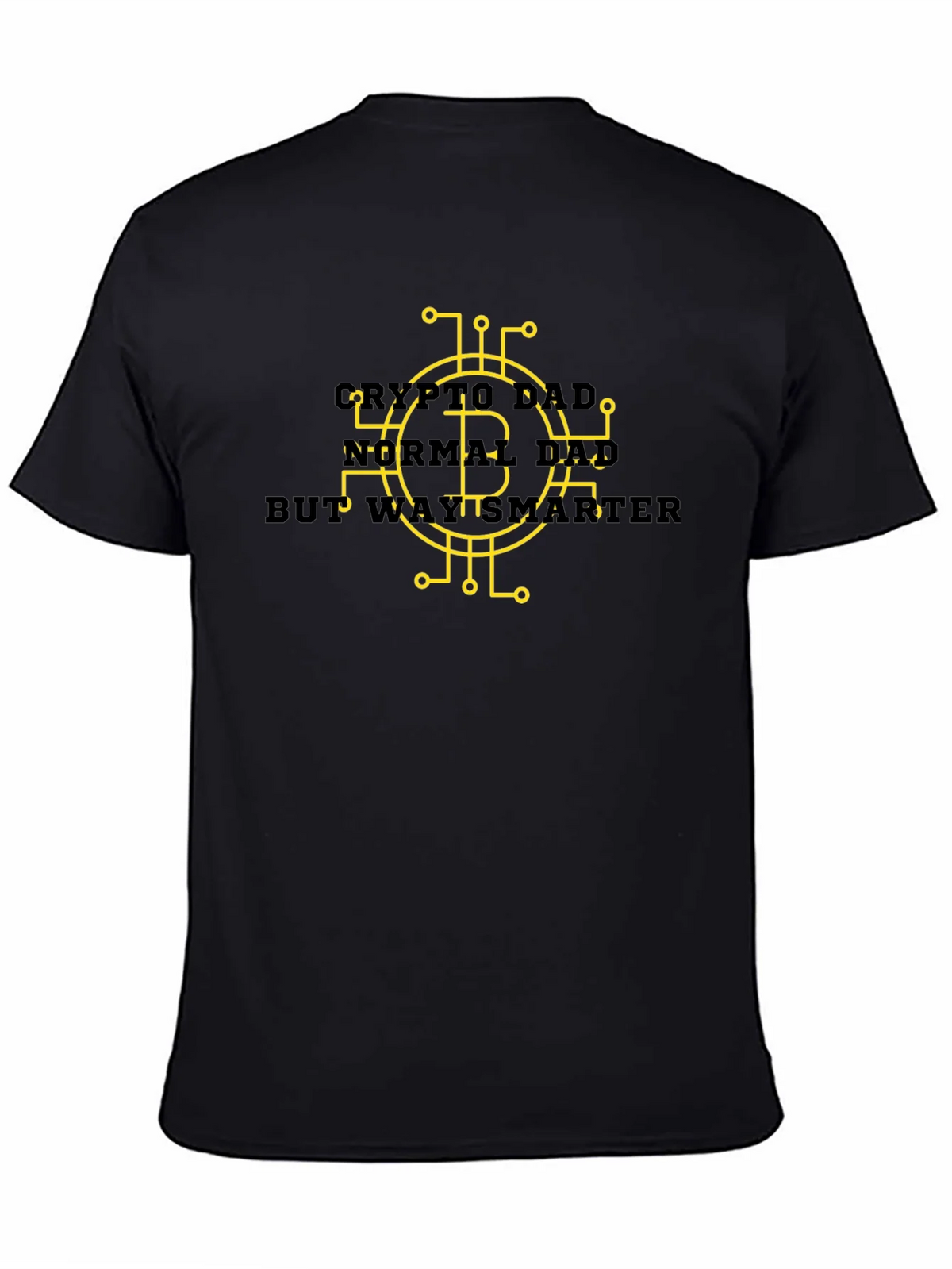 Crypto Dad Smarter Black Tee product image 4