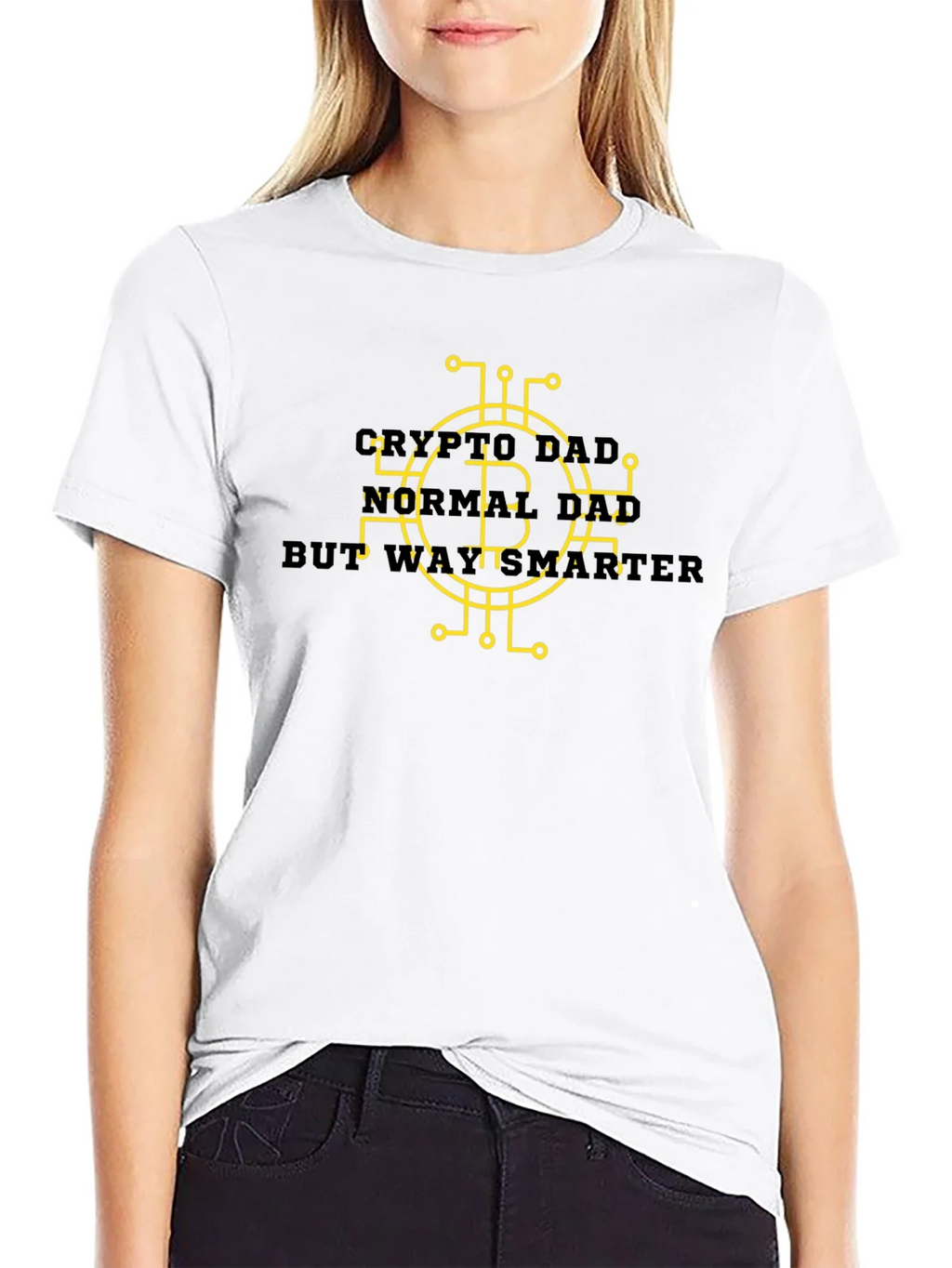 Crypto Dad Smarter Black Tee product image 8