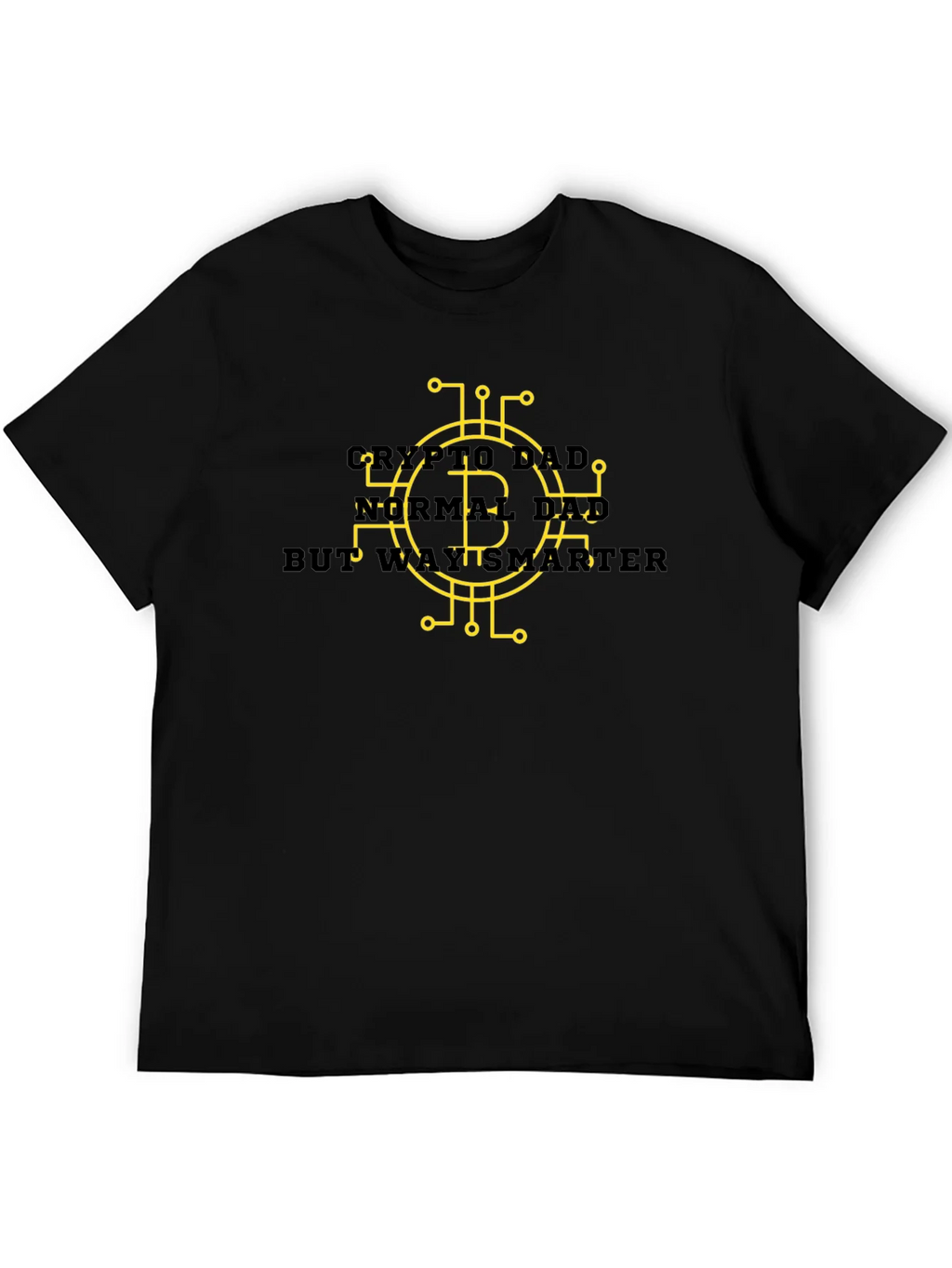 Crypto Dad Smarter Black Tee product image 5