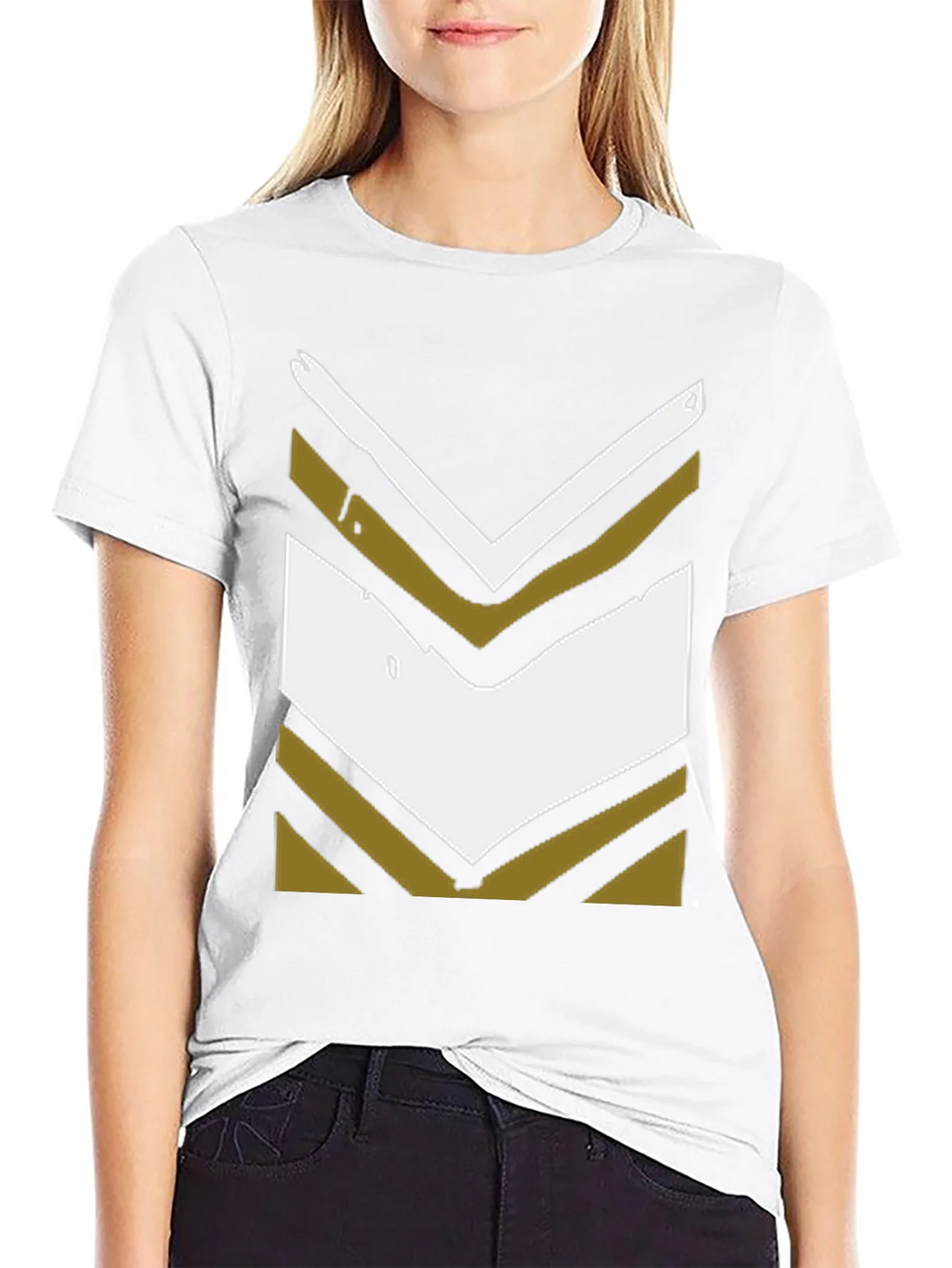 Retro Chevron Graphic Tee - Black product image 8