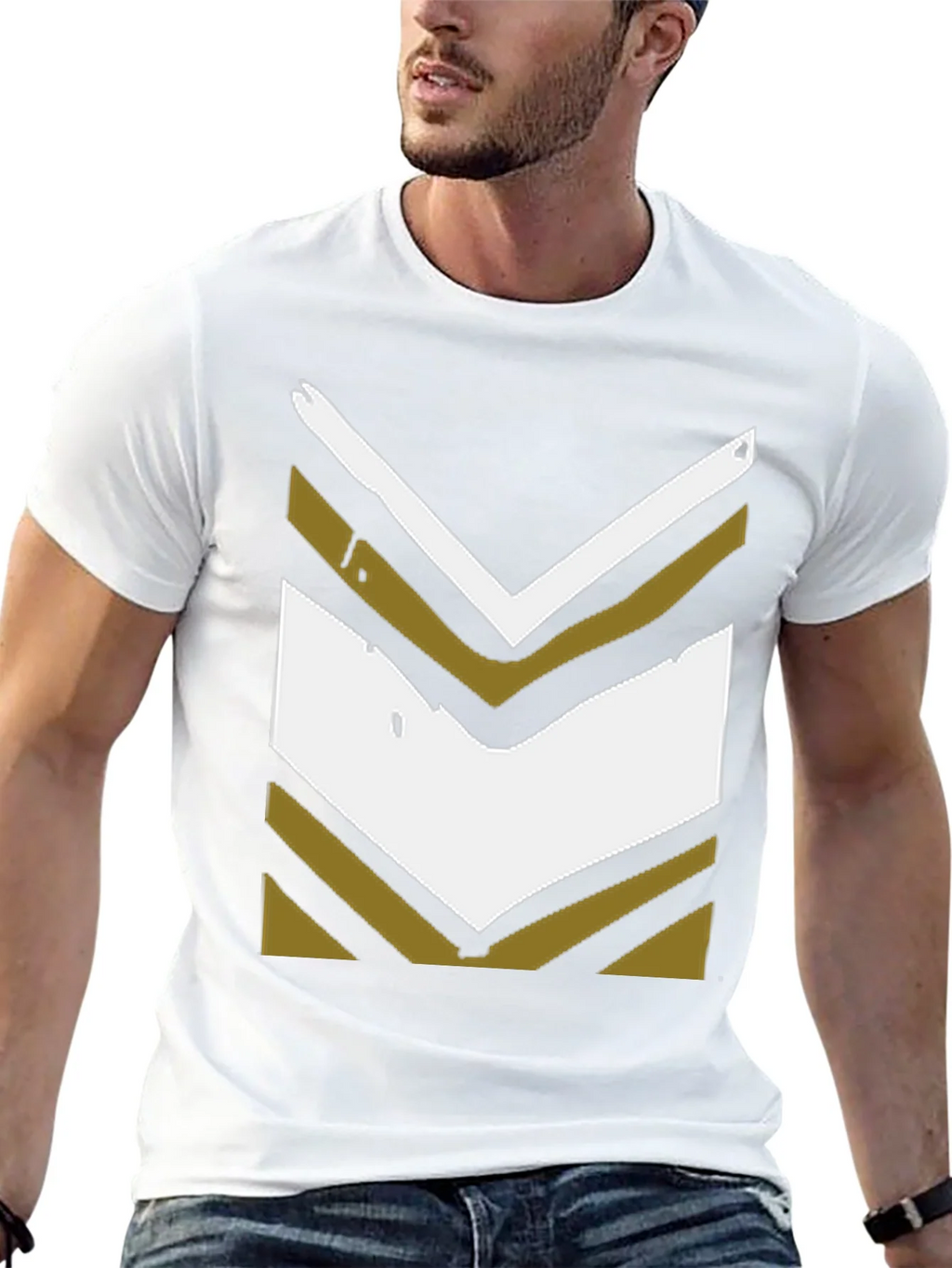 Retro Chevron Graphic Tee - Black product image 12