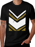 Retro Chevron Graphic Tee - Black product image 1