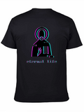 Eternal Life Graphic T-Shirt - Black product image 1